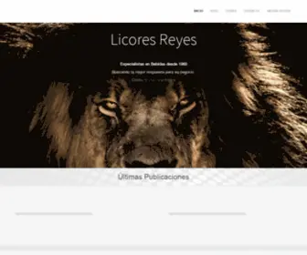Licoresreyes.es(Licores Reyes) Screenshot