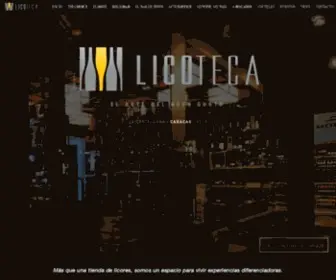 Licoteca.com.ve(COMPARTE, CELEBRA, VIVE) Screenshot