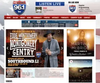 Licountry.com(MY COUNTRY 96.1FM) Screenshot