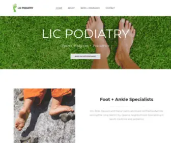 LicPodiatry.com(LIC PODIATRY) Screenshot