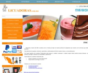 Licuadoras.com.mx(Licuadoras) Screenshot