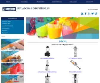 Licuadorasindustriales.com(Licuadorasindustriales) Screenshot