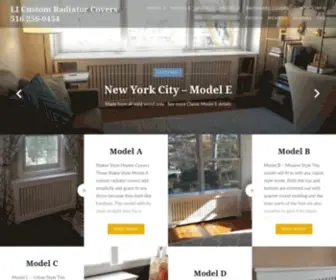 Licustomradiatorcovers.com(Radiator Cover) Screenshot