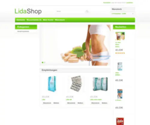 Lida-Shop.de(Lida Shop) Screenshot