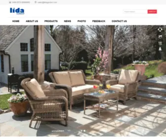 Lidagarden.com(Gazebo) Screenshot