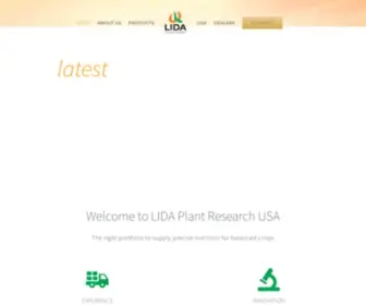 Lidaplantresearch.com(LIDA Plant Research) Screenshot