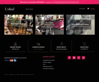 Lidealdesgourmands.com(Produits frais de qualité) Screenshot