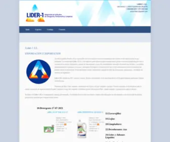 Lider1.net(Mayoristas en artículos de Droguería) Screenshot
