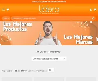 Lideraca.com(Comercializadora y Distribuidora para el Sur Oriente de Venezuela) Screenshot