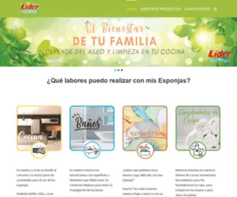 Lideraseohogar.com(Venta de productos para el aseo del hogar) Screenshot