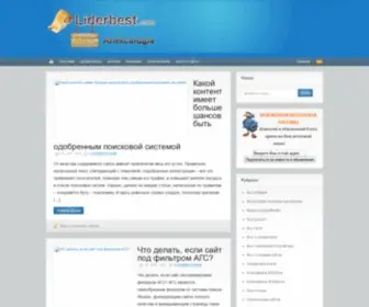 Liderbest.com(Блог о SEO) Screenshot
