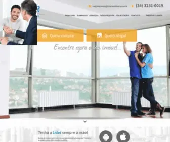 Liderimobiliaria.com.br(Site Líder Imobiliária) Screenshot