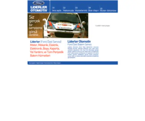 Liderleroto.com(Liderler Otomotiv) Screenshot