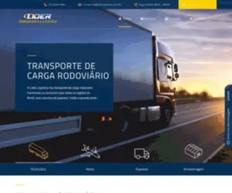 Liderlogistica.com.br(Transportadora) Screenshot