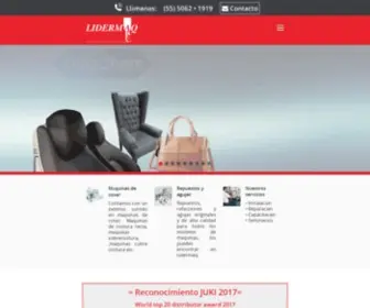 Lidermaq.com(Venta de máquinas de coser Juki y bordadoras industriales) Screenshot