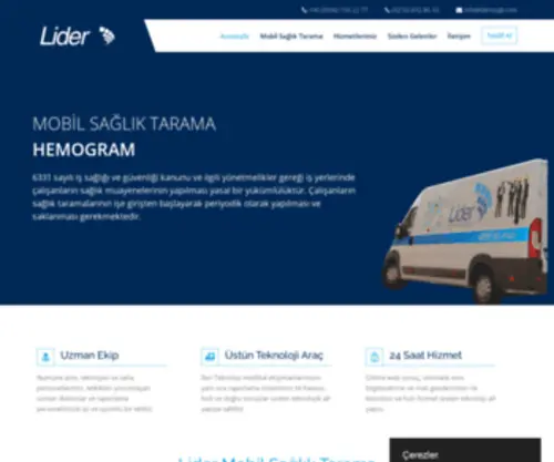 Lidermobilsaglik.com(Lider) Screenshot
