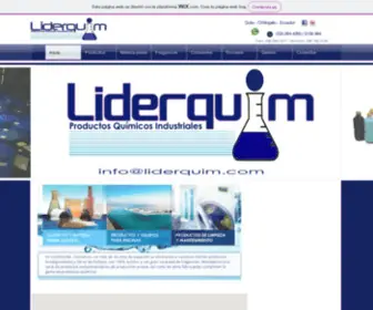 Liderquim.com(Lideres en Productos Qu) Screenshot