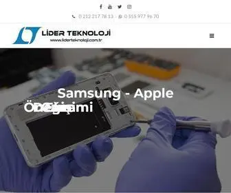 Liderteknoloji.com.tr(Ana Sayfa) Screenshot