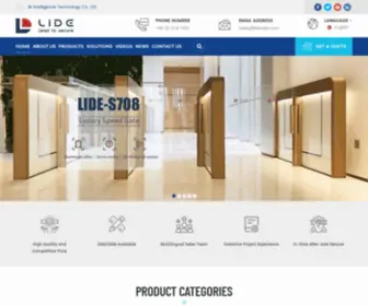 Lideturnstile.com(Optical swing turnstile) Screenshot