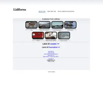 Lidforss.se(Selection) Screenshot