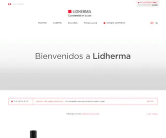 Lidherma.com.pe(Web Lidherma) Screenshot