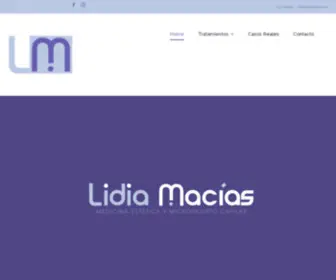 Lidiamacias.com(Lidia Macías) Screenshot