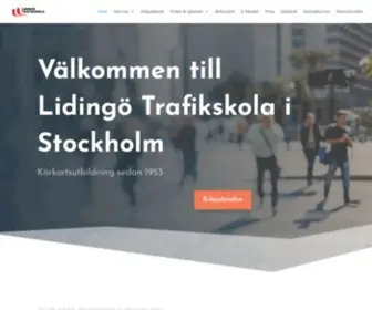 Lidingotrafikskola.se(Lidingö Trafikskola AB i Stockholm) Screenshot
