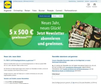 Lidl-Gewinnspiel.de(Lidl) Screenshot