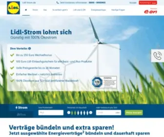 Lidl-Strom.de(Lidl-Strom, der g) Screenshot