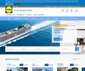 Lidl-Voyages.fr(Lidl Voyages : Les vacances au vrai prix de vos rêves) Screenshot