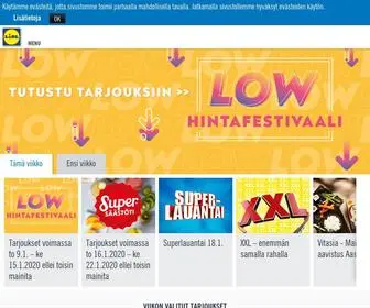 Lidl.fi(Lidl Suomi) Screenshot
