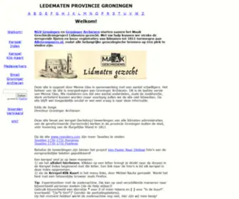 Lidmatengroningen.nl(Ledematen Groningen) Screenshot