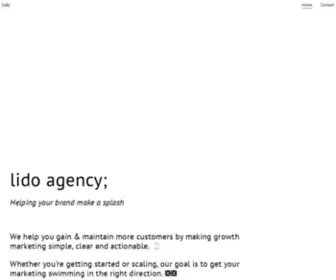 Lidoagency.co(Lido) Screenshot