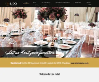 Lidohotel.co.za(Elegant Vintage Hotel in Johannesburg) Screenshot