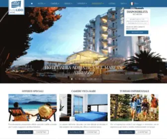 Lidohotel.net(Hotel Alba Adriatica sul mare in Abruzzo) Screenshot