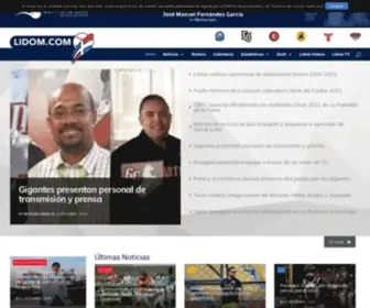 Lidom.com(Liga de B) Screenshot