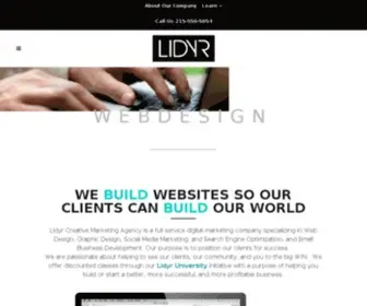 Lidyr.com(Lidyr Creative Marketing AgencyLidyr Creative) Screenshot