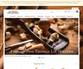 Lie-Nielsen.com(Lie-Nielsen Toolworks) Screenshot