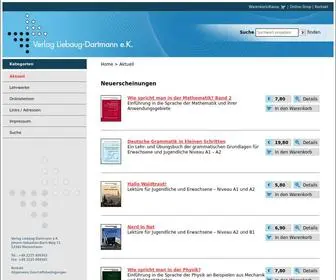 Liebaug-Dartmann.de(Verlag Liebaug) Screenshot