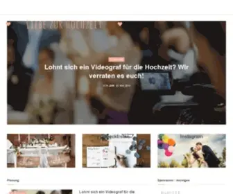 Liebe-Zur-HochZeit.de(Der Hochzeitsblog) Screenshot