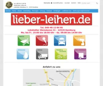 Lieber-Leihen.de(Lieber Leihen) Screenshot