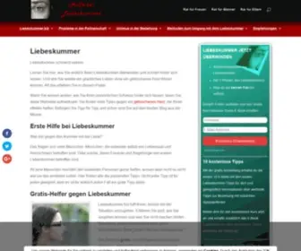 Liebeskummer.biz(Liebeskummer überwinden) Screenshot