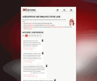 Liebessinn.de(Tolle LIEBESSPRÜCHE für SMS) Screenshot