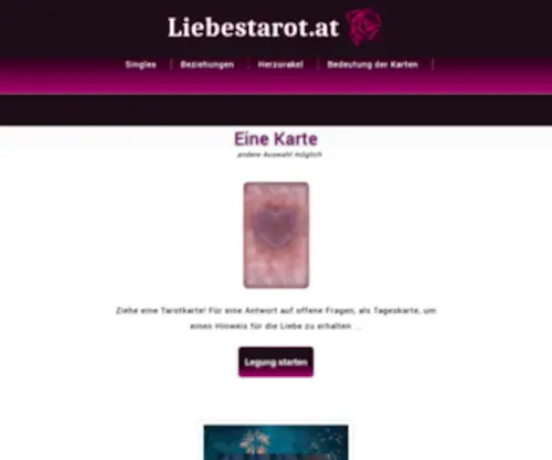 Liebestarot.at(Das) Screenshot