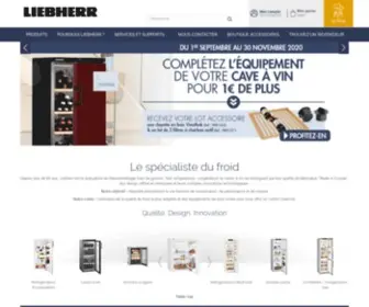 Liebherr-Electromenager.fr(Produits Electroménager) Screenshot