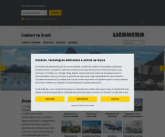 Liebherr.com.br(Grupo Liebherr internacional e empresa familiar) Screenshot