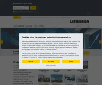 Liebherr.net(The Liebherr Group) Screenshot