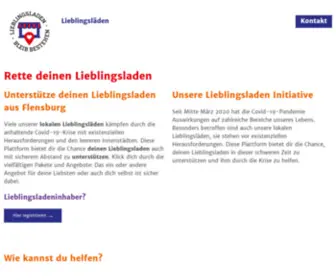 Lieblingsladen-Bleib-Bestehen.de(Unterstütze deine Lieblingsläden aus Schleswig) Screenshot