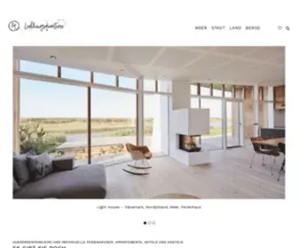 Lieblingsquartiere.com(Design-Hotels, Ferienwohnungen, Apartments und Ferienhäuser Lieblingsquartiere) Screenshot