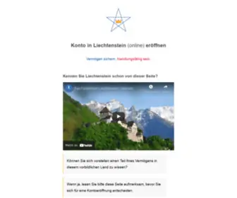 Liechtenstein-Konto.com((online)) Screenshot